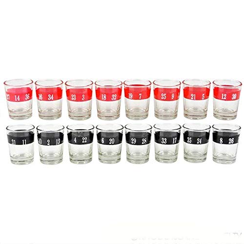 13” Spin and Shot Roulette - Casino-Style Drinking Game Set - Great Party Amusement, Night Entertainment, Reunions, Birthday Bashes, Holidays, Novelty Toy, Party Favor by Kicko - Thumbnail 5