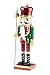 Clever Creations Green Coat 10 Inch Traditional Wooden Nutcracker, Festive Christmas Décor for Shelves and Tables