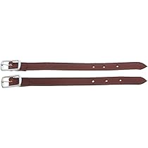 Handmade Rough Out Leather Tapaderos Stirrups For Western Saddles - Pair, Tooled Leather With Bull Nose Design