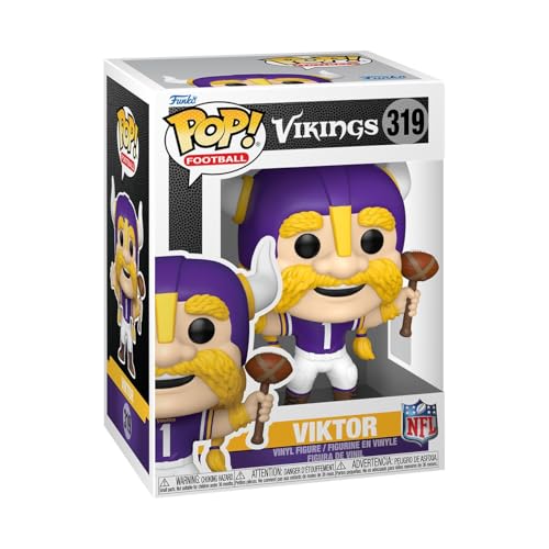 Funko Pop! NFL Mascots: Vikings - Viktor - NHL Mascots and Marks - Collectable Vinyl Figure - Gift Idea - Official Merchandise - Toys for Kids & Adults - Sports Fans - Model Figure for Collectors