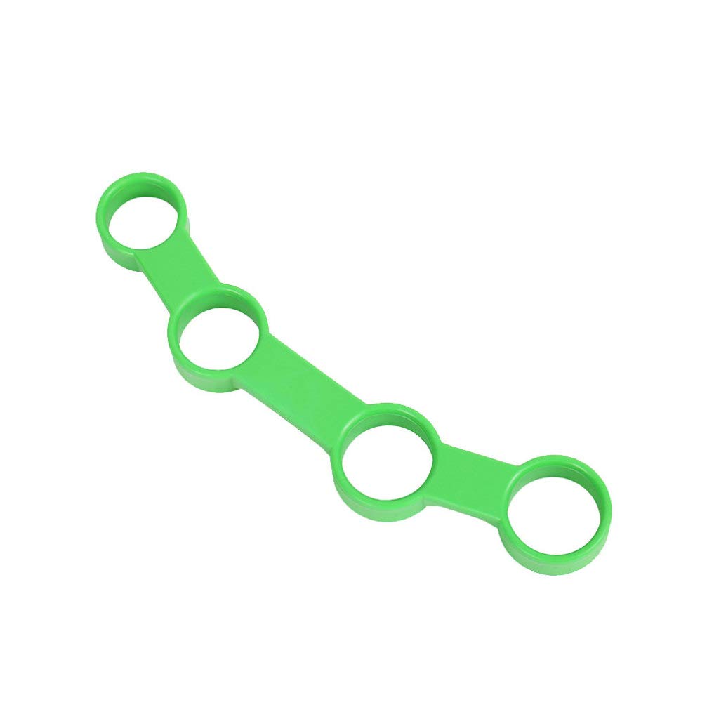 Milisten Guitar Finger Trainer Plastic Guitar Finger Expander Ukulele Practice Strength Tool Finger Extensor Musical Instrument - Size (Green)