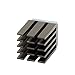 3D Printer Accessories and Parts, FYSETC Stepper Motor Driver Heat Sink Aluminum Heatsinks Cooling Fin Drivers Ultra-Silent for TMC2100 A4988 DRV8825 TMC2208 TMC2130 Motor Driver - 12 Pcs, Black