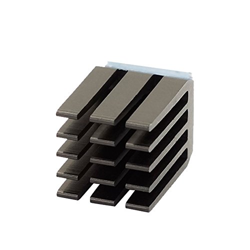 FYSETC 3D Printer Accessories and Parts, Stepper Motor Driver Heat Sink Aluminum Heatsinks Cooling Fin Drivers Ultra-silent for TMC2100 A4988 DRV8825 TMC2208 TMC2130 Motor Driver - 12 Pcs, Black - Thumbnail 2