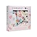 The Honest Company Twinning Moments Baby Gift Set, Rose Blossom | Includes Size 1 Newborn Diapers, Designer Honest Wipes, Magnetic Bandana Bib & Big + Little Pair of Thieves Socks