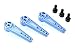 Apex RC Products Blue 25T Futaba / Savox Aluminum Servo Horn - 3 Pack #8027