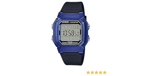 Casio W-800HM-2AV Classic Black \u0026 Blue Youth Series Unisex Digital Sports  Watch : Amazon.com.au: Clothing, Shoes \u0026 Accessories