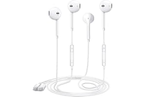 VZZBOO 2 Pack-Apple Wired Earbuds for iPhone Headphones with Lightning Connector [Apple MFi Certified] Earphones with Built-in Microphone & Volume Control Compatible with iPhone 7/8/X/11/12/13/14Pro