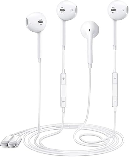 Pack-Apple Wired Earbuds for iPhone Headphones with Lightning