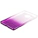 Xcessor Transition Color Flexible TPU Case for Microsoft Lumia 950 XL. with Gradient Silk Thread Texture. Transparent/Purple