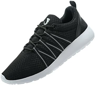 Men's Running Shoes Workout Fitness Sneakers Athletic Lightweight Casual Sports Shoes (Men,44EU/10US, Black)