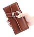 Keiby Citom Manicure Set of 10pcs With Leather Case - Professional Stainless Steel Nail Clipper Set for Travel (Brown)