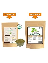 Polvo de aloe vera 100 % orgánico – 227 g/0,5 lb con certificado orgánico USDA (aloe Barbadensis) para