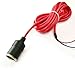 12V Cigarette Splitter Plug Heavy Duty Extension Cord with Battery Alligator Clamps