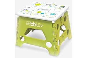 bblüv - Stëp - Foldable Step Stool - Safe, Compact and Easy to Clean (Lime)
