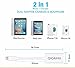 iPhone / 7Plus/ 8 / 8Plus/ X Adapter & Splitter, 2 in 1 Dual Lightning Headphone Jack Audio + Charge Cable Adapter, Compatible for iOS 11 or later, Sync,Music Control,Charge Function at the same time