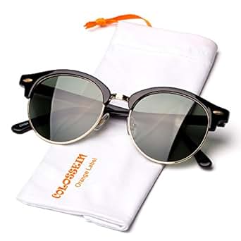 Fashion Sunglasses,Acatate Frame With Polarized Green Lens