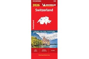 Switzerland 2026 - Michelin National Map 729