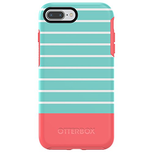 OtterBox SYMMETRY SERIES Case for iPhone 7 Plus (ONLY) - Frustration Free Packaging - AQUA MINT DIP (AQUA MINT/CANDY PINK/AQUA MINT DIP GRAPHIC)