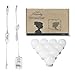 HAIRBY Hollywood Style LED Vanity Mirror Lights Kit with 10 Dimmable Bulbs, Plug in Makeup Mirror Lights with 3M Stickers Attached to Bathroom Wall or Dressing Table, 13.1ft, Mirror Not Included