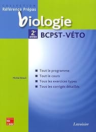 Biologie, 2e année BCPST-Véto