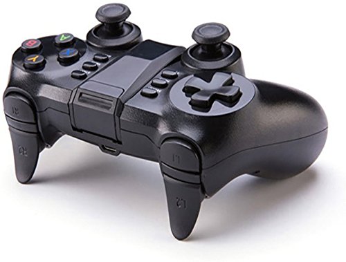 PowMax Bluetooth Game Controller, PC Gamepad Joystick With Vibration Feedback for Android Phone/IOS/PC/PlayStation 3(Black) - Thumbnail 3