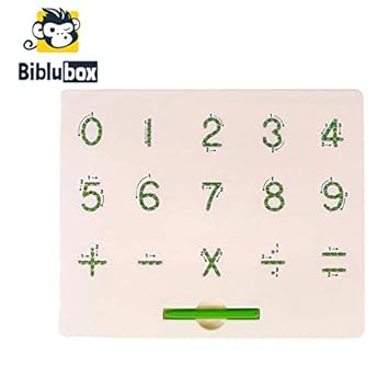 Buy Biblubox Numeric Magnatab Play Magnetic Drawing Board Erasable Doodle Writing Pad For Kids Online At Low Prices In India Amazon In