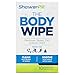 Hustle Clean Body Wipes 9''x8'', Disposable Bathing Wipes For Adults, No Rinse, With Aloe Vera & Vitamin E, Fresh Scent, 10 Individually Wrapped Wipes