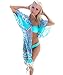 FACE N FACE Women's Summer Beach Wear Cover up Swimwear Beachwear Bikini Free Size 56005Blue