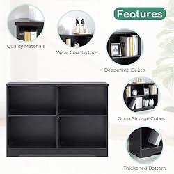 Airdown Bookcase with Open Adjustable