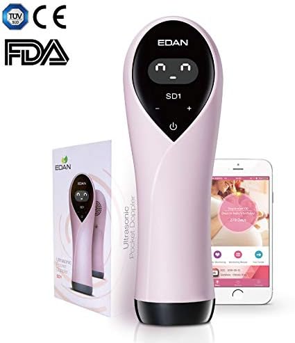 Baby Heart Monitor Edan Fetal Doppler SD1 Fetal Stethoscope - Wireless Bluetoothth - App Track and Record - Heart Listener from week 9