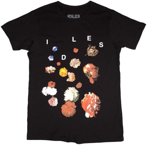 Rock Off officially licensed products Men's Idles Cartoon Flower T