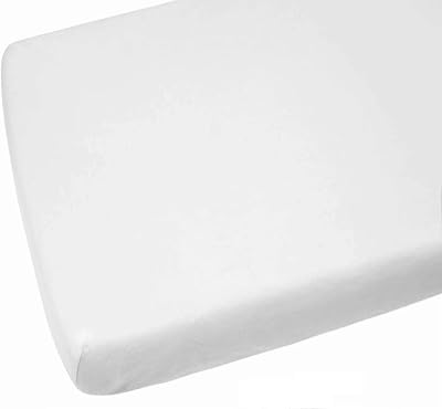 Dudu N Girlie Cot Bed Fitted Sheets 140x70 Cotton Jersey White