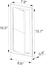 Awenta 200x400 mm Plastic Access Panel Door White - Paintable view 7