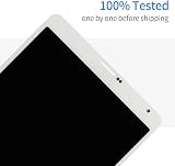 LADYSON White LCD Display Touch Screen Digitizer Assembly for Samsung Galaxy view 4