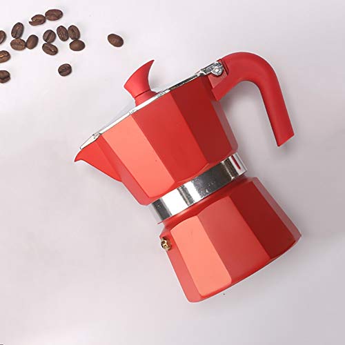 DYB Espressokocher Moka Pot Italian Concentrat Coffee Pot Kleines Home Office Make Kaffeegerät mit Heizofen – Bild 5