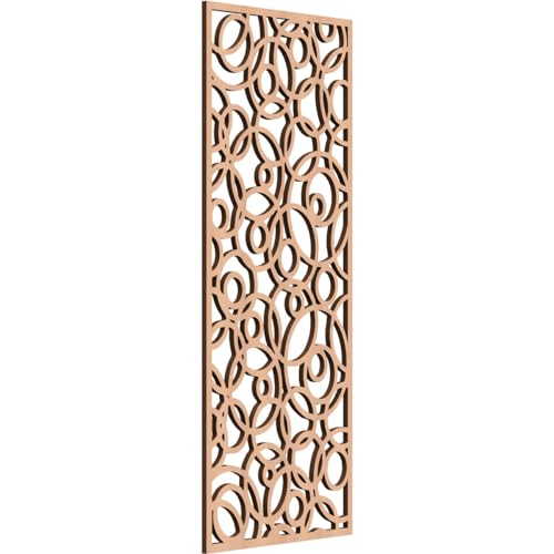 Latrobe Decorative Pierced Fretwork Wood Wall Panels, 15 3/8"W x 39 3/8"H x 3/8…