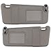 IAMAUTO 22825 New Gray Sun Visor Pair Left & Right for 2007-2011 Toyota Camry Without Vanity Light (Set of Driver and Passenger Side Visors)