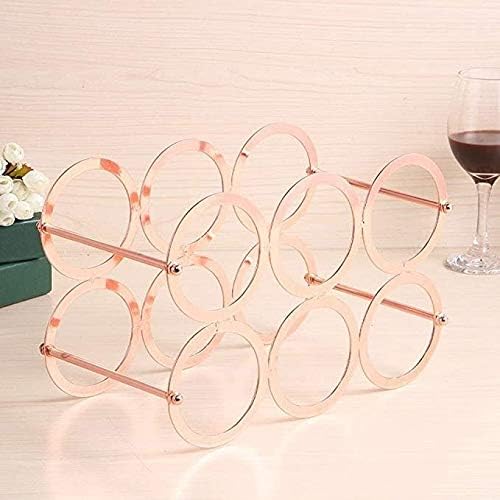 GIAOGIAO Estante del Vino de Almacenamiento en Rack Rack Vino del Metal