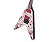 Schecter Gary Holt V-1 FR 6-String Electric Guitar - Blood Splatter
