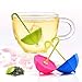 Loose Leaf Tea Infuser -Senbowe 3 Pack Reusable Silicone Tea Infuser Strainer,Genuine Premium Loose Leaf Infuser/Tea Balls, Stainless Steel Strainer, for All Types of Loose Leaf Tea