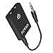 APEKX Bluetooth 4.1 Transmitter/Receiver, USB Rechargeable, 2-in-1 Wireless 3.5mm Audio Adapter (2 Devices Simultaneously, for Headphone Speaker TV/Home Sound System), Long Play Time