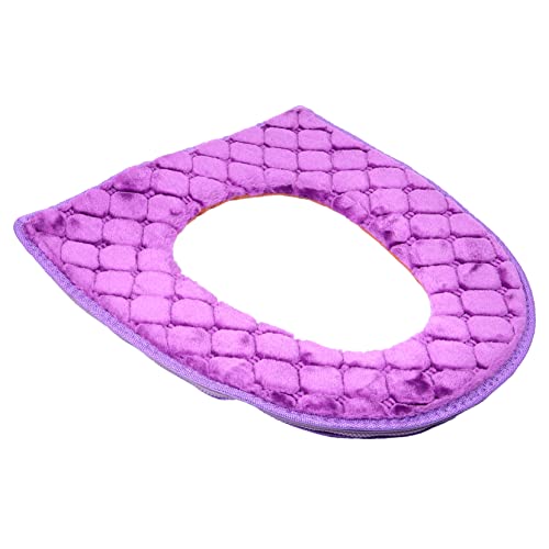 MAGICLULU Thick Warm Toilet Seat Cover Padded Soft Washable Home Bathroom Accessory
