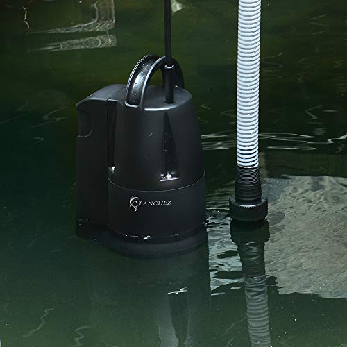 Lanchez 1/2 HP Submersible Water Sump Pump with Builtin Float Switch