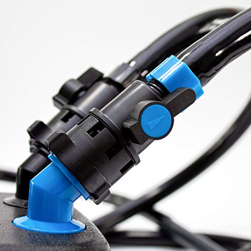 PennPlax Cascade 500 Aquarium Canister Filter Provides Physical, Biological, and Chemical