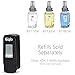 GOJO ADX-7 Foam Soap Push-Style Dispenser, Black, Dispenser for GOJO ADX-7 700 mL Soap Refills - 8786-06,Black/ Black
