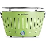 Lotus Grill Outdoor Portable Smokeless Battery Operated Grill (Green)