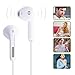 Ankoda 2PACK Premium Earphones/Headphones/Earbuds with Stereo Mic&Remote Control for Apple iPhone 6s/6/6plus,iPhone SE/5s/5c/5, iPad /iPod and More (White)