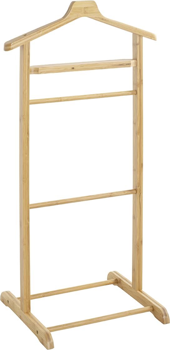 HAKU Men's Valet nature, Bamboo - Dim.: W 48 x H 97 x D 36 cm, Style: Scandinavian