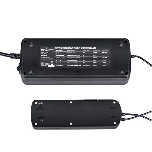 REPTI ZOO Reptile Thermostat Digital Outlet Temperature Timer Troptical