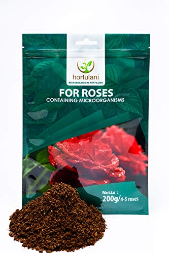 Hortulani Microbiological Fertilizer for Roses -Advanced Soil Improver with Powerful Microorganisms for Thriving Gardens - Transform Your Soil, Cultivate Success! (200g for 2-5 roses)
